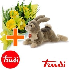 Trudi 26cm rabbit soft toy (Curated)